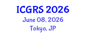 International Conference on Geomatics and Remote Sensing (ICGRS) June 08, 2026 - Tokyo, Japan