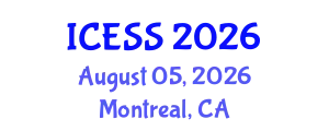 International Conference on Education and Social Change (ICESS) August 05, 2026 - Montreal, Canada