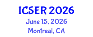 International Conference on Stabilized Earth Roads (ICSER) June 15, 2026 - Montreal, Canada