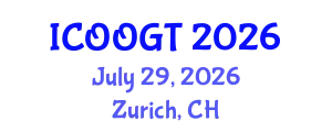 International Conference on Offshore Oil and Gas Technology (ICOOGT) July 29, 2026 - Zurich, Switzerland