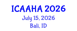International Conference on Adsorption Analysis and Heterogeneous Adsorption (ICAAHA) July 15, 2026 - Bali, Indonesia