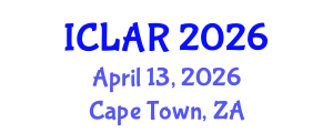 International Conference on Landscape Architecture Research (ICLAR) April 13, 2026 - Cape Town, South Africa