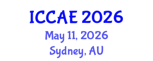 International Conference on Corrosion and Applied Electrochemistry (ICCAE) May 11, 2026 - Sydney, Australia