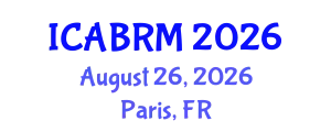 International Conference on Advanced Biomaterials for Regenerative Medicine (ICABRM) August 26, 2026 - Paris, France