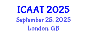 International Conference on Animal Assisted Therapy (ICAAT) September 25, 2025 - London, United Kingdom