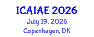 International Conference on Artificial Intelligence Algorithms for Education (ICAIAE) July 19, 2026 - Copenhagen, Denmark