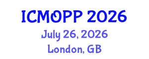International Conference on Microplastics and Ocean Plastic Pollution (ICMOPP) July 26, 2026 - London, United Kingdom