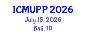 International Conference on Microplastics and Urban Plastic Pollution (ICMUPP) July 15, 2026 - Bali, Indonesia