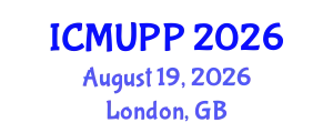 International Conference on Microplastics and Urban Plastic Pollution (ICMUPP) August 19, 2026 - London, United Kingdom