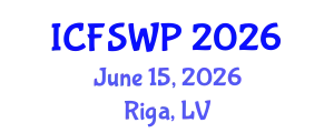 International Conference on Friction Stir Welding and Processing (ICFSWP) June 15, 2026 - Riga, Latvia