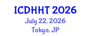 International Conference on Digital Health and Health Technologies (ICDHHT) July 22, 2026 - Tokyo, Japan