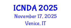 International Conference on Neuropsychiatric Disorders and Autism (ICNDA) November 17, 2025 - Venice, Italy
