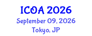 International Conference on Optimization Algorithms (ICOA) September 09, 2026 - Tokyo, Japan