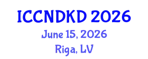 International Conference on Clinical Nephrology and Diagnosis of Kidney Diseases (ICCNDKD) June 15, 2026 - Riga, Latvia