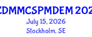 International Conference on Discrete Multiphysics, Modelling Complex Systems with Particle Methods and Discrete Element Method (ICDMMCSPMDEM) July 15, 2026 - Stockholm, Sweden