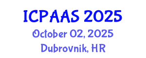 International Conference on Political and Administrative Sciences (ICPAAS) October 02, 2025 - Dubrovnik, Croatia