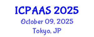 International Conference on Political and Administrative Sciences (ICPAAS) October 09, 2025 - Tokyo, Japan