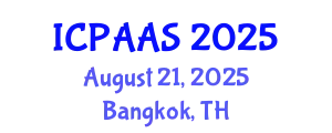 International Conference on Political and Administrative Sciences (ICPAAS) August 21, 2025 - Bangkok, Thailand
