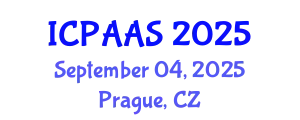 International Conference on Political and Administrative Sciences (ICPAAS) September 04, 2025 - Prague, Czechia