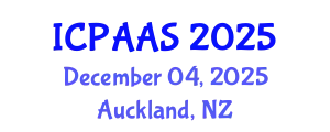International Conference on Political and Administrative Sciences (ICPAAS) December 04, 2025 - Auckland, New Zealand