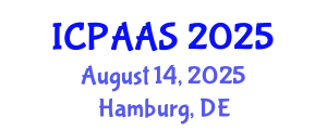 International Conference on Political and Administrative Sciences (ICPAAS) August 14, 2025 - Hamburg, Germany