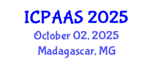 International Conference on Political and Administrative Sciences (ICPAAS) October 02, 2025 - Madagascar, Madagascar