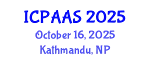 International Conference on Political and Administrative Sciences (ICPAAS) October 16, 2025 - Kathmandu, Nepal