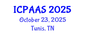 International Conference on Political and Administrative Sciences (ICPAAS) October 23, 2025 - Tunis, Tunisia