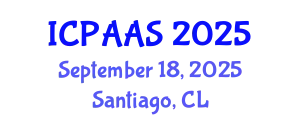 International Conference on Political and Administrative Sciences (ICPAAS) September 18, 2025 - Santiago, Chile
