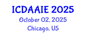 International Conference on Data and Artifical Intelligence Engineering (ICDAAIE) October 02, 2025 - Chicago, United States