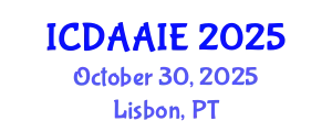 International Conference on Data and Artifical Intelligence Engineering (ICDAAIE) October 30, 2025 - Lisbon, Portugal
