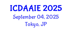 International Conference on Data and Artifical Intelligence Engineering (ICDAAIE) September 04, 2025 - Tokyo, Japan