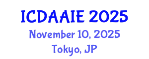 International Conference on Data and Artifical Intelligence Engineering (ICDAAIE) November 10, 2025 - Tokyo, Japan