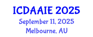 International Conference on Data and Artifical Intelligence Engineering (ICDAAIE) September 11, 2025 - Melbourne, Australia