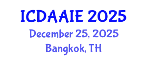 International Conference on Data and Artifical Intelligence Engineering (ICDAAIE) December 25, 2025 - Bangkok, Thailand