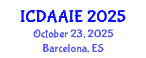 International Conference on Data and Artifical Intelligence Engineering (ICDAAIE) October 23, 2025 - Barcelona, Spain
