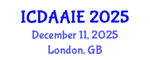 International Conference on Data and Artifical Intelligence Engineering (ICDAAIE) December 11, 2025 - London, United Kingdom