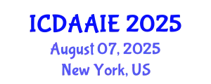 International Conference on Data and Artifical Intelligence Engineering (ICDAAIE) August 07, 2025 - New York, United States