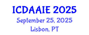 International Conference on Data and Artifical Intelligence Engineering (ICDAAIE) September 25, 2025 - Lisbon, Portugal