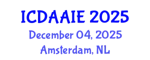 International Conference on Data and Artifical Intelligence Engineering (ICDAAIE) December 04, 2025 - Amsterdam, Netherlands