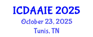 International Conference on Data and Artifical Intelligence Engineering (ICDAAIE) October 23, 2025 - Tunis, Tunisia