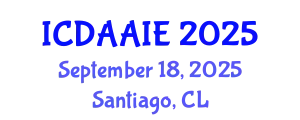 International Conference on Data and Artifical Intelligence Engineering (ICDAAIE) September 18, 2025 - Santiago, Chile