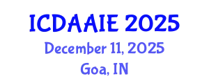 International Conference on Data and Artifical Intelligence Engineering (ICDAAIE) December 11, 2025 - Goa, India