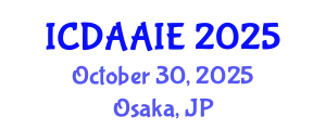 International Conference on Data and Artifical Intelligence Engineering (ICDAAIE) October 30, 2025 - Osaka, Japan