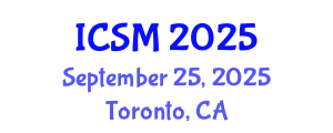 International Conference on Sleep Medicine (ICSM) September 25, 2025 - Toronto, Canada