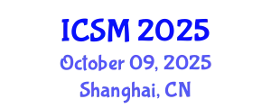 International Conference on Sleep Medicine (ICSM) October 09, 2025 - Shanghai, China