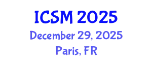 International Conference on Sleep Medicine (ICSM) December 29, 2025 - Paris, France