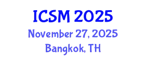 International Conference on Strategic Marketing (ICSM) November 27, 2025 - Bangkok, Thailand