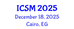 International Conference on Strategic Marketing (ICSM) December 18, 2025 - Cairo, Egypt