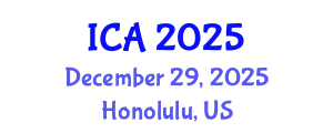International Conference on Amyloidosis (ICA) December 29, 2025 - Honolulu, United States